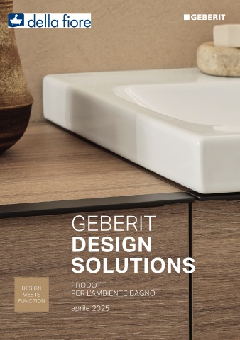 geberit - listino design solutions 2025